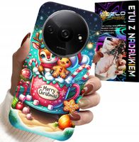 ETUI DO XIAOMI REDMI A3 - RENIFER Z PIERNIKIEM MERRY CHRISTMAS
