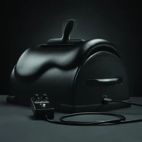 the cowgirl premium siedzisko intymne czarny - 6 trybow, sterowanie na Arena.pl