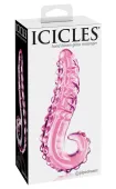 pipedream icicles model 24 szklany masażer zakrzywiony 15,5 cm