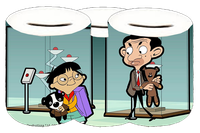 Skarbonka Ceramiczna Jaś Fasola - Mr.Bean