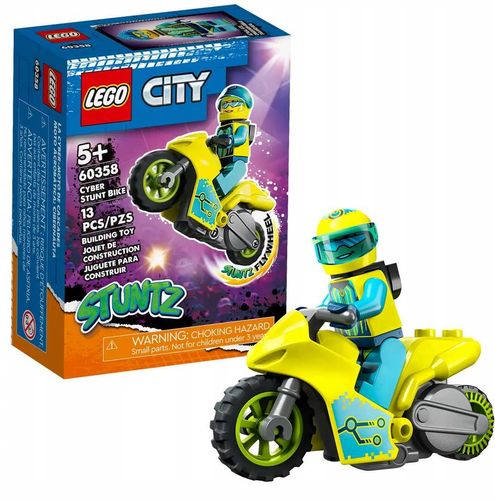 60358 - LEGO City - Cybermotocykl kaskaderski na Arena.pl