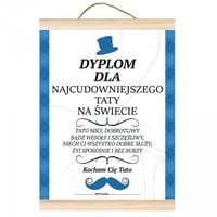 dyplom dla "najcudowniejszego taty na świecie"