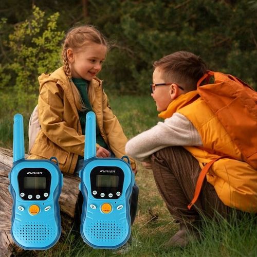 WALKIE TALKIE KRÓTKOFALÓWKI dla dzieci DUŻY ZASIĘG 3km LCD ZESTAW Łoki Toki na Arena.pl