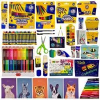 Wyprawka Szkolna Klasa 1-3 Duży zestaw szkolny przyborów do szkoły XXL