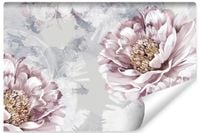 Fototapeta Do Salonu Różowe PIWONIE Kwiaty Abstrakcja Natura 368cm x 254cm