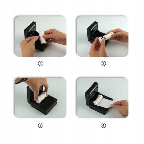 Biały papier termiczny do Phomemo M02 M0x 50mmx3,5m naklejki z klejem 3szt na Arena.pl