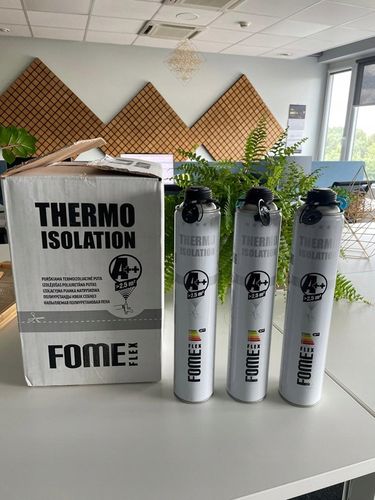 Piana PUR do ociepleń izolacji x6 +12 dysz do natrysku 850ml Fome Flex A++ na Arena.pl