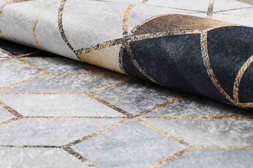RUG/LU/ARLEN/CUBE2/BLACK+GOLD/160x220 na Arena.pl