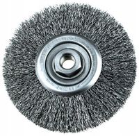 SZCZOTKA DRUCIANA 125 TARCZOWA NA SZLIFIERKĘ M14 DO SZLIFIERKI