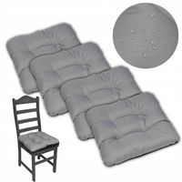 Zestaw 4 MIĘKKIE jaśki PODUSZKI NA KRZESŁA OGRODOWE poduszka na FOTEL 45x45