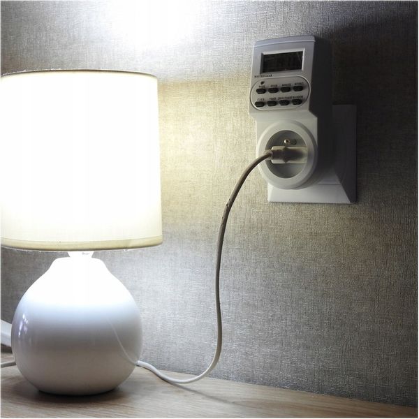 Programator Czasowy Elektroniczny Wyświetlacz 230V/16A Certyfikat CE zdjęcie 3