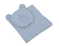 Pościel dla niemowląt z wypełnieniem kołderka i poduszka profilowana Miś