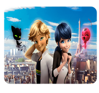 Podkładka pod myszkę Biedronka i Czarny Kot