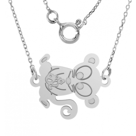 SREBRNY KOMPLET CELEBRYTKI MYSZKI SREBRO PRÓBY 925 na Arena.pl