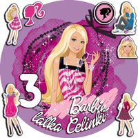 OPŁATEK NA TORT 30CM - LALECZKA LALKA + IMIĘ + GRATIS! 24CM 26CM