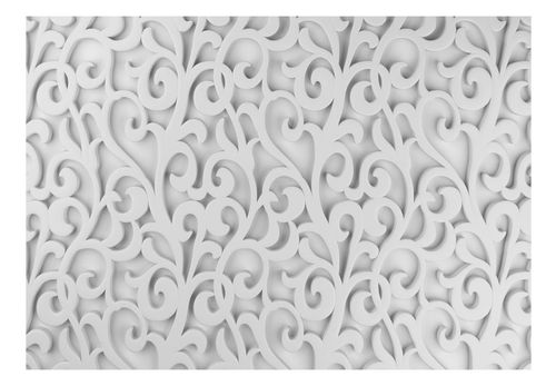 Fototapeta - Biały ornament 100x70 na Arena.pl