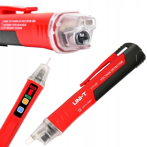 Bezdotykowy tester próbnik napięcia UNI-T UT12D-EU 24-1000V AC DETEKTOR na Arena.pl