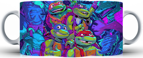 Kubek ceramiczny Żółwie Ninja - Turtles na Arena.pl