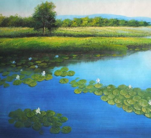 Nenufary (60x90cm) na Arena.pl