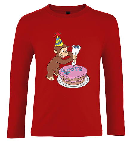 Koszulka z dł.rękaw. Ciekawski George zdjęcie 1