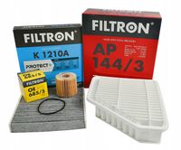 2X FILTRON ZESTAW FILTRÓW TOYOTA AURIS COROLLA E15 E18 1.4 D4D 90