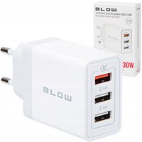 SZYBKA ŁADOWARKA SIECIOWA DO TELEFONU 3xUSB QUICK CHARGE QC 3.0 30W 5V 2,4A