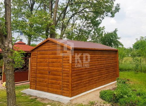 Domek Ogrodowy - Schowek - 3x5 Drewnopodobny - Dwuspadowy  TKD133 na Arena.pl