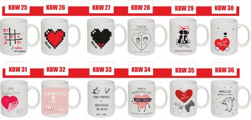 KUBEK WALENTYNKI dla dziewczyny HIT kubki dla par na Arena.pl