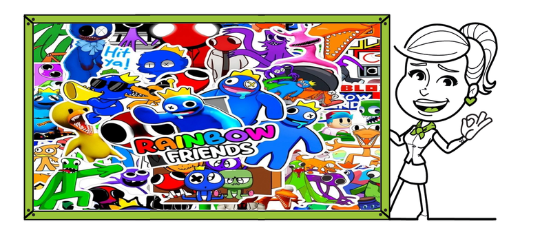 Bidon Junior Rainbow Friends zdjęcie 2