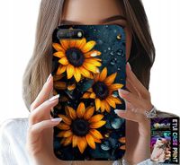 ETUI DO HUAWEI Y6 2018 - SŁONECZNIKI, SŁONECZNIK, KWIECISTE WZORY