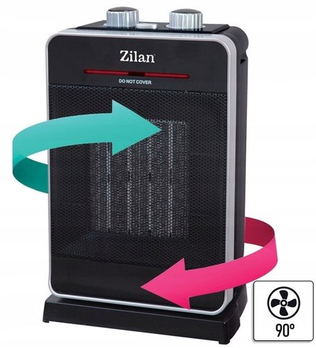 TERMOWENTYLATOR GRZEJNIK CERAMICZNY ZILAN 2000W na Arena.pl