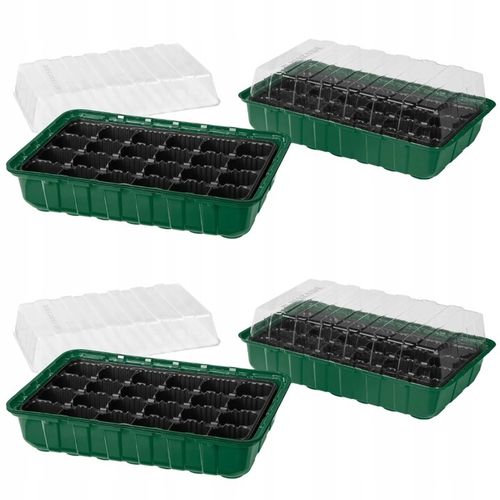 PARKSIDE Zestaw 4 Pojemników do Uprawy Roślin 96 Przegródek + Pokrywy na Arena.pl