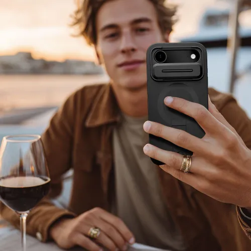 Etui Tech-Protect Kevlar Aura MagSafe na iPhone Air - czarne na Arena.pl