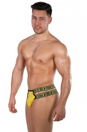 Stringi męskie D.M F*uck Yellow M na Arena.pl