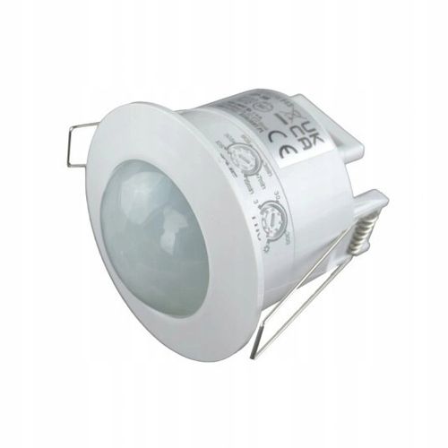 Czujnik Ruchu PIR 600W Sensor Czujka Sufitowa Wpuszczany 360st. Zasięg na Arena.pl
