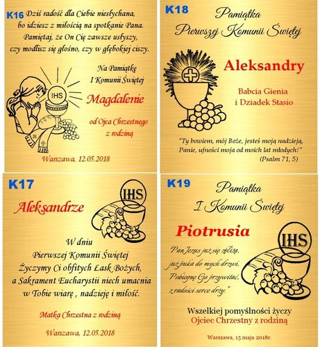 Złoty aniołek 333 łańcuszek gratis grawer Chrzest na Arena.pl