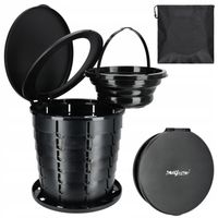 TOALETA PRZENOŚNA TURYSTYCZNA SKŁADANA MOBLINE WC 2W1 +KOSZ KOMPAKTOWY SLIM