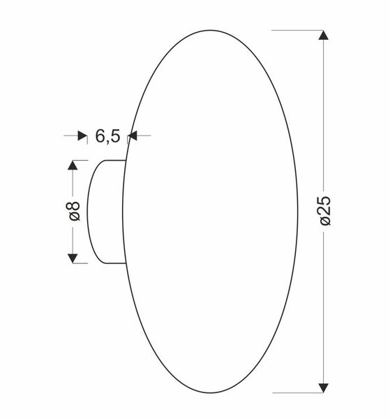 Kinkiet Holar 250 mm Szary zdjęcie 3