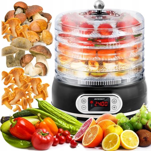 DUŻA Suszarka do grzybów spożywcza owoców warzyw 400W Temoobieg na Arena.pl