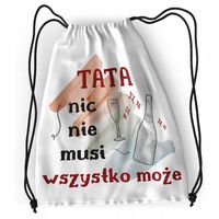 Plecak Dla Taty Sportowy Szkolny Worek Torba Z Nadrukiem Ze Zdjęciem