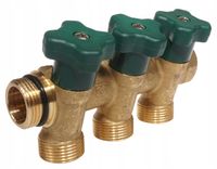 HERZ ROZDZIELACZ T-LESS DO WODY UŻYTKOWEJ 3 SEKCJE