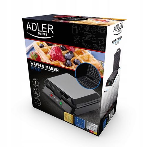 Gofrownica Adler AD 3036 4 gofry 1500W lampki na Arena.pl