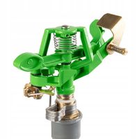 ZRASZACZ PULSACYJNY OGRODOWY METALOWY OBROTOWY 360° + STOJAK STATYW ZESTAW