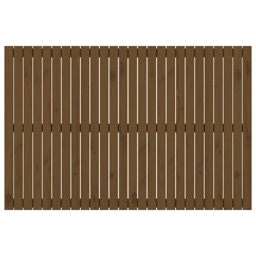 Wezgłowie łóżka, miodowy brąz, 166x3x110 cm, drewno sosnowe na Arena.pl