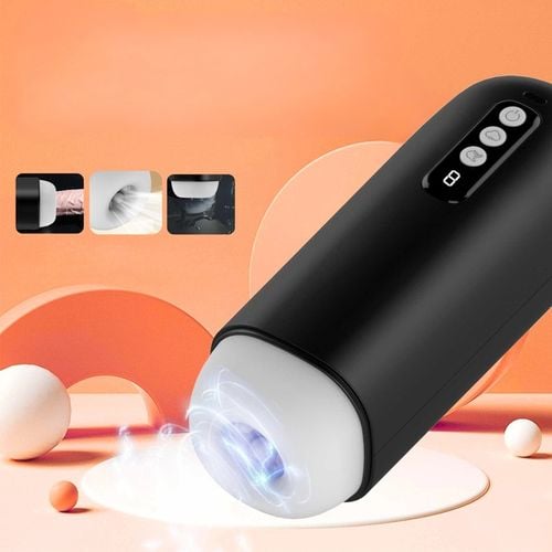 MASTURBATOR MĘSKI automatyczny USTA PUPA POCHWA ssący elektryczny 8 funkcji na Arena.pl