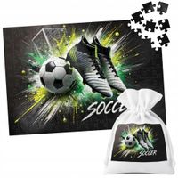 PUZZLE TRADYCYJNE - PIŁKA NOŻNA SPORT DRUŻYNA MECZ PUCHAR - 96 el