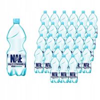 Nałęczowianka Naturalna woda mineralna delikatnie gazowana 1l x27sztuk