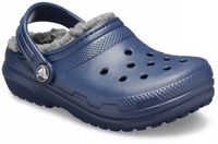 Dziecięce Ocieplane Buty Chodaki Crocs Classic Lined 203506 Clog 29-30