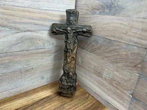 Drewniany Krzyż Krzyżyk na ścianę obraz 30cm na Arena.pl