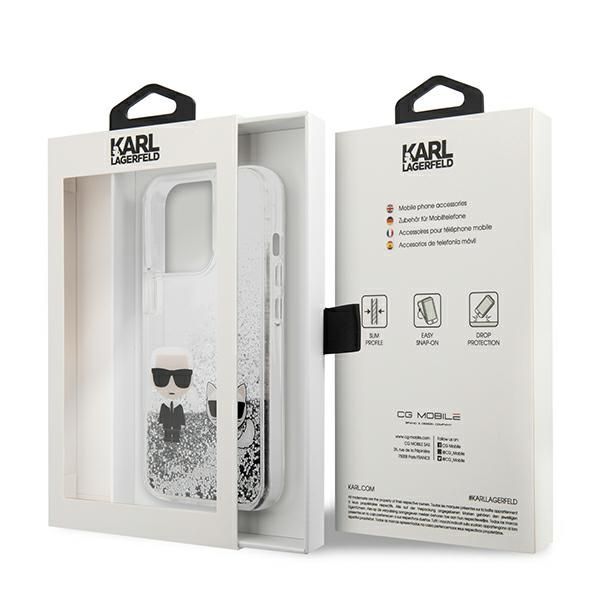Etui Karl Lagerfeld do iPhone 13 Pro Max, Srebrny zdjęcie 8